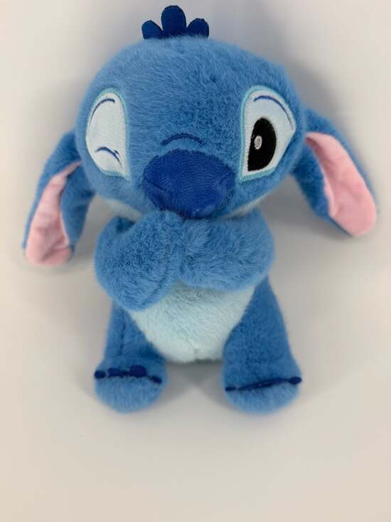 Disney Other - Stitch 8” Winking Blue Plush Stuffed Animal Character Toy
